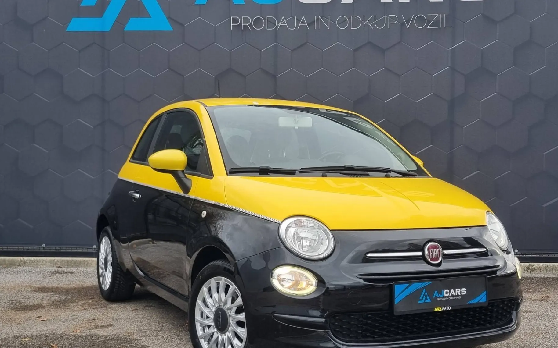 Zunanja slika - Fiat 500 - 1.2 8v Bicolor-Led-Alu-Tempomat-Multifunkcija-USB - 2