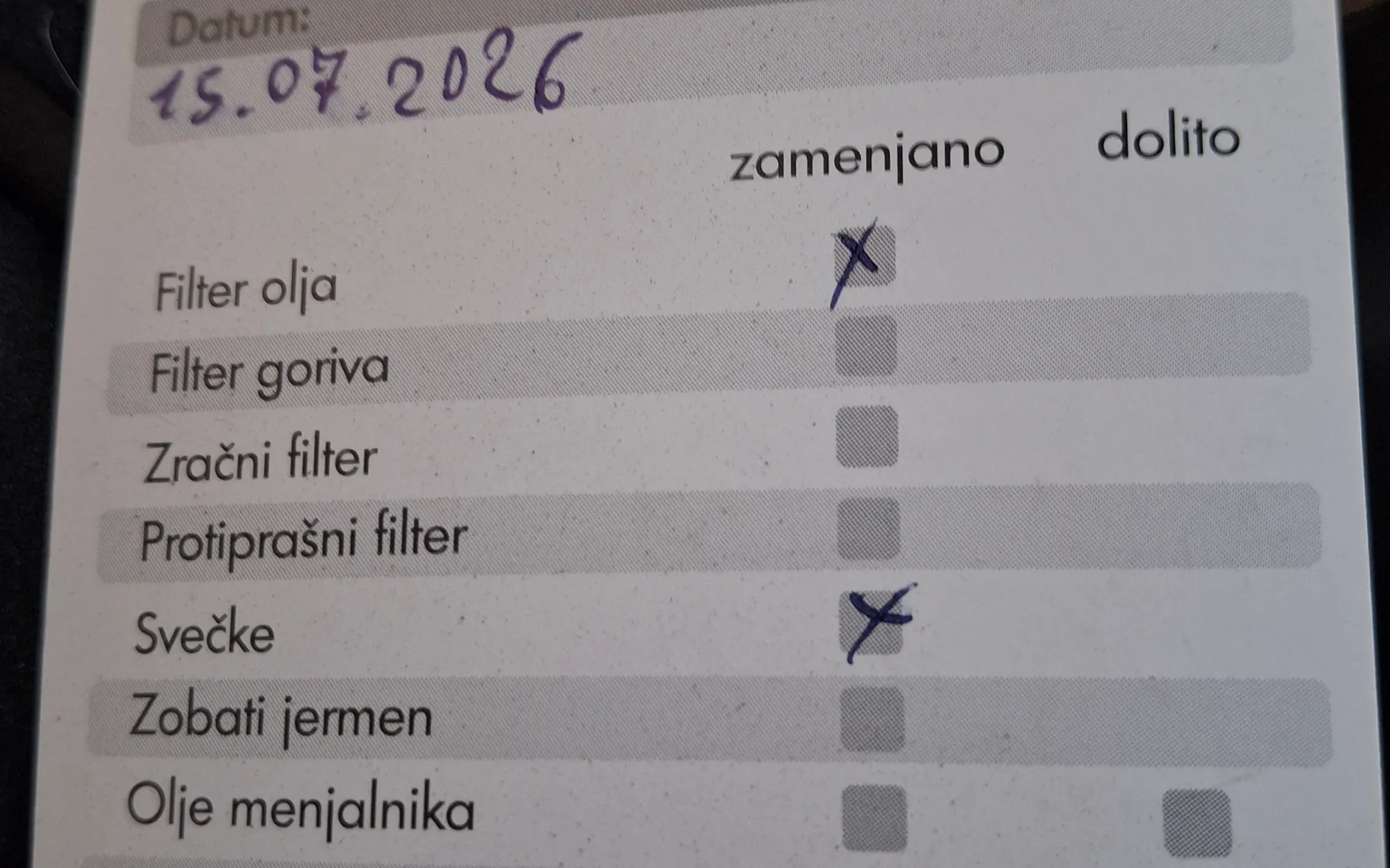 Servisna knjižica - Volkswagen Golf - style 1,5 etsi - 11