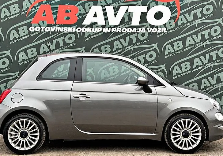 Zunanja slika - Fiat 500 - 0.9 8V TURBO+77KW+6PRESTAV+LED+ALU+DAB+BREZ POLOGA - 4