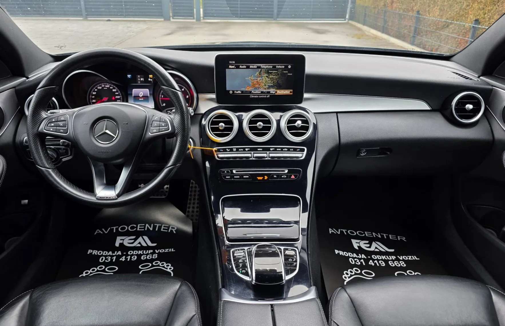 Zunanja slika - Mercedes-Benz C-Razred - 250CDI-AVT-AMG LINE-1 LASTNIK-SERVISNA KNJIGA-ACC - 12