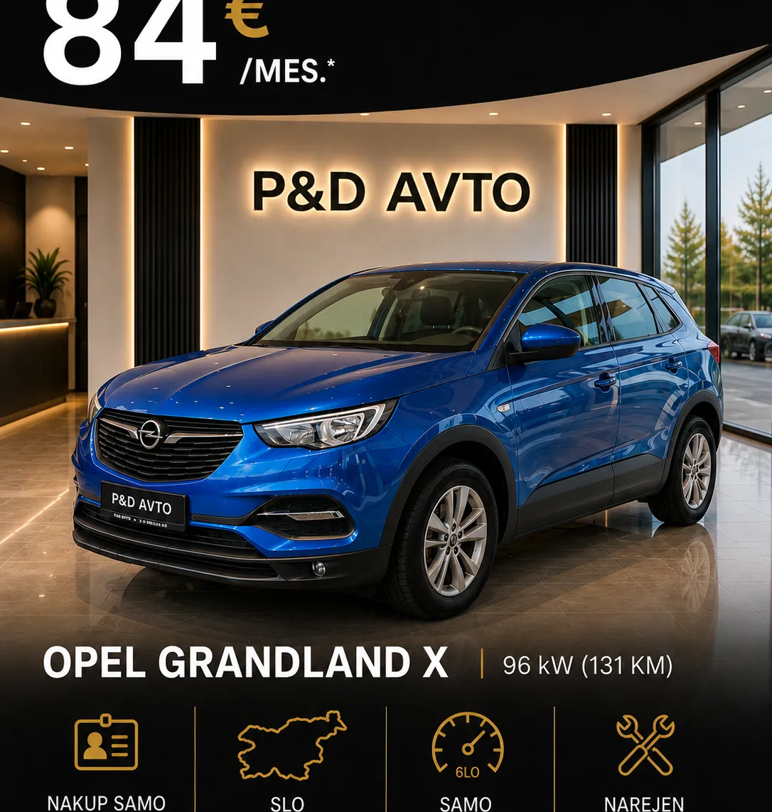 Zunanja slika - Opel Grandland X - 1,2 Turbo Enjoy Start/Stop - 3