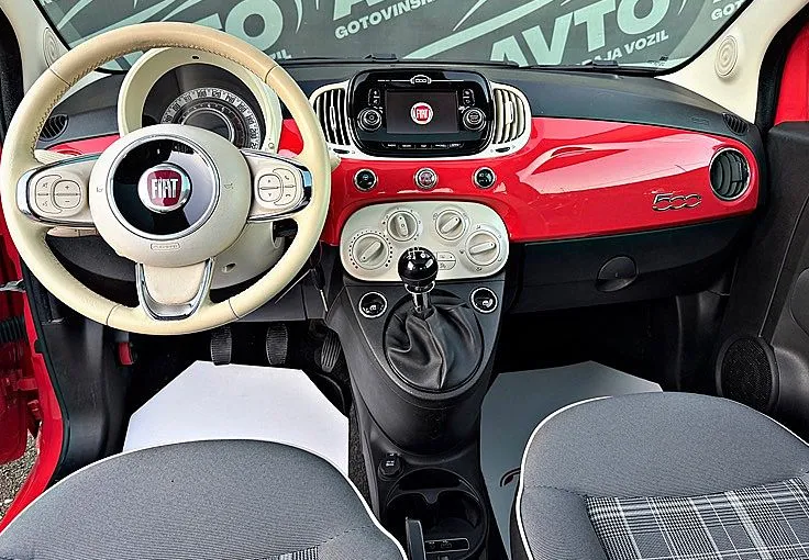 Zunanja slika - Fiat 500 - 1.2 8v Lounge+ALU+STR OKNO+LED+CITY+BREZPOLOGA+TOP - 9