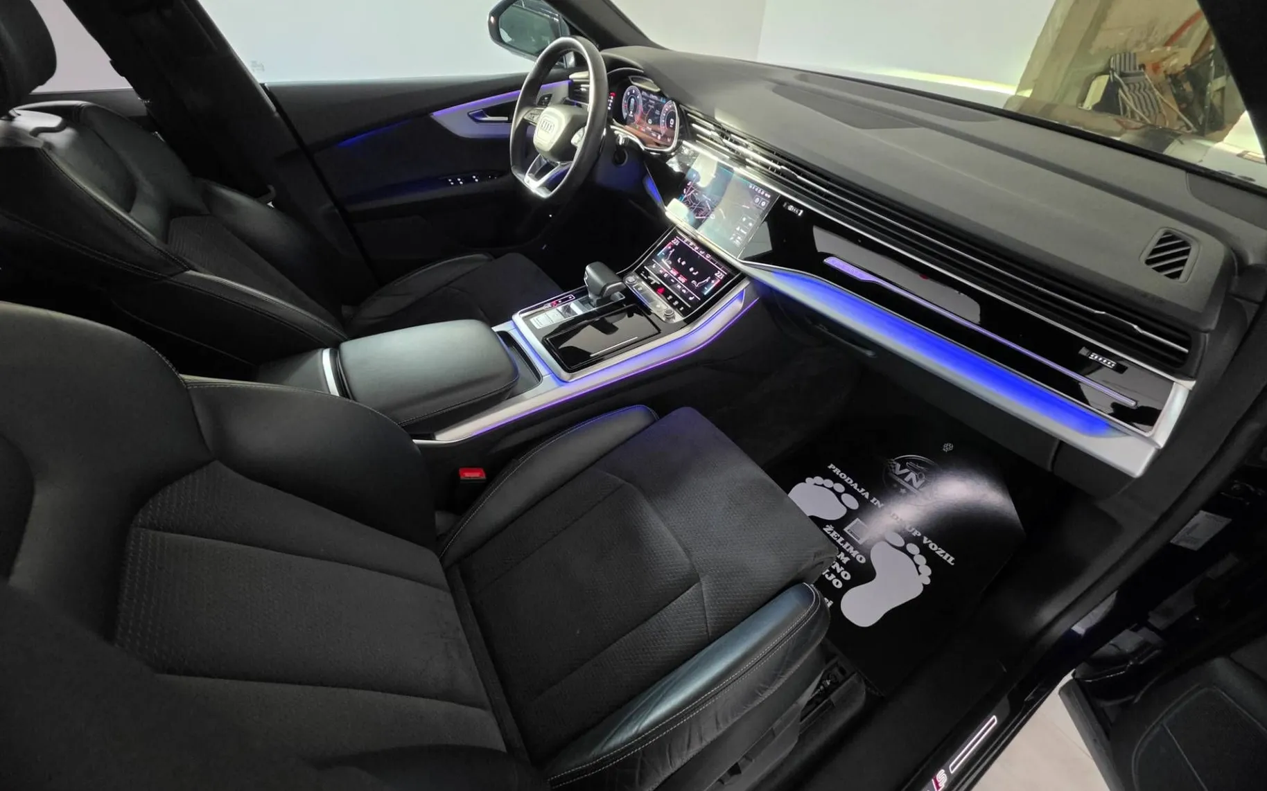 Notranja slika - Audi Q8 - quattro 50 TDI |S-LINE|MATRIX|PANO|ZRAK|KLJUKA|TOP - 9