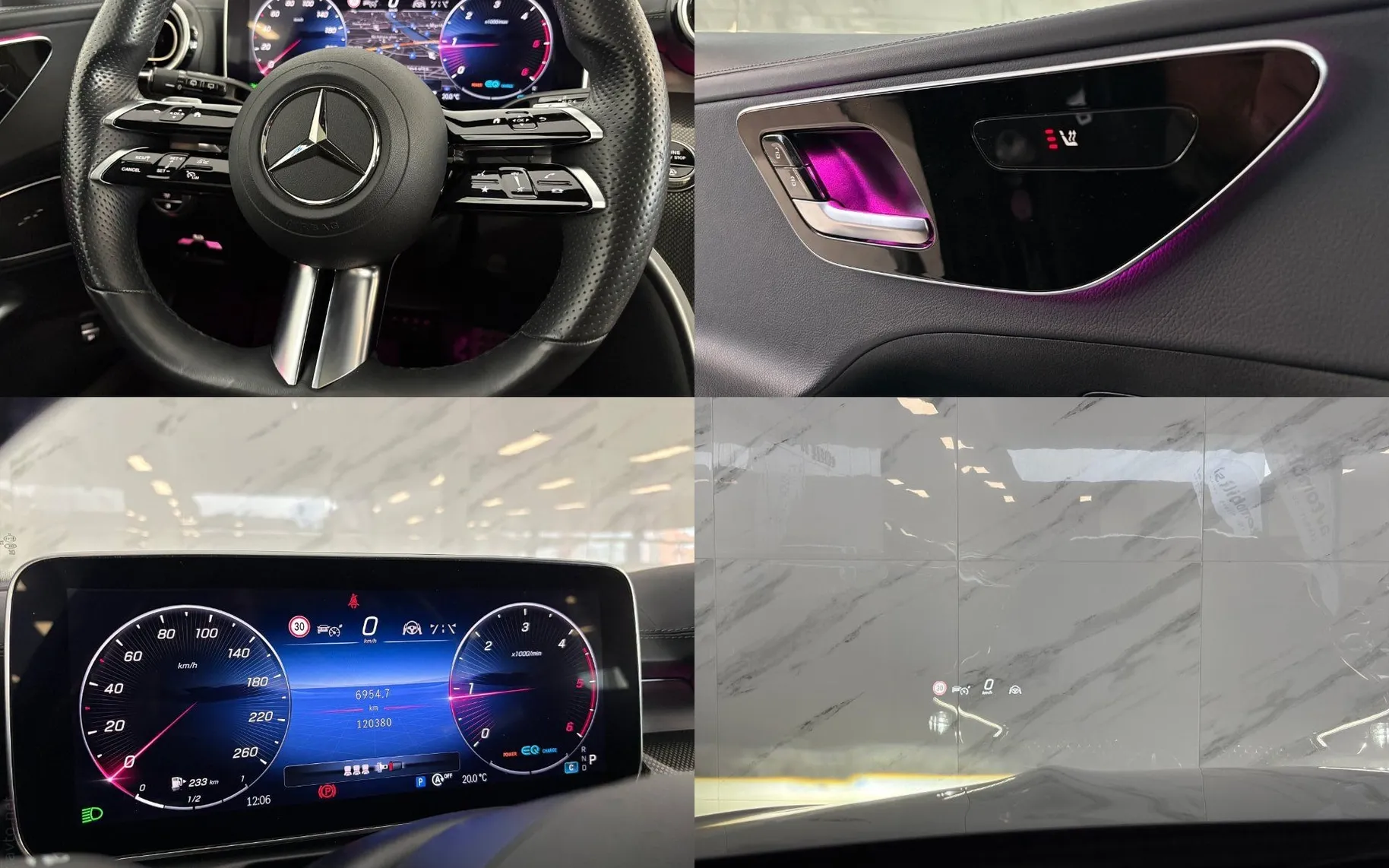 Notranja slika - Mercedes-Benz C-Razred - 220d AMG-Line|ACC|Pano|Kljuka|360K|HUD|KeyGo... - 11