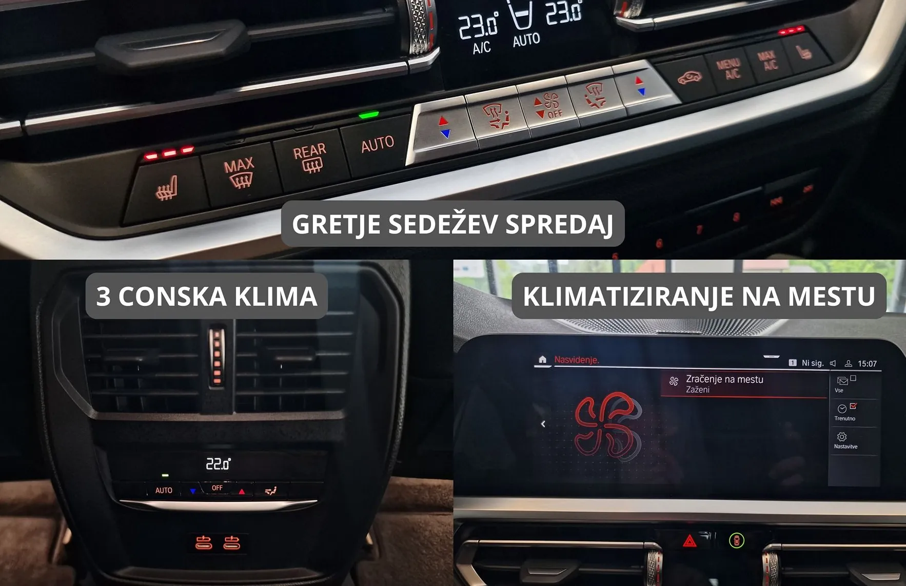 Zunanja slika - BMW Serija 3 - Touring: 320d Sport Line FULL LED|KLJUKA|VIRTUAL|AMBIENT - 17