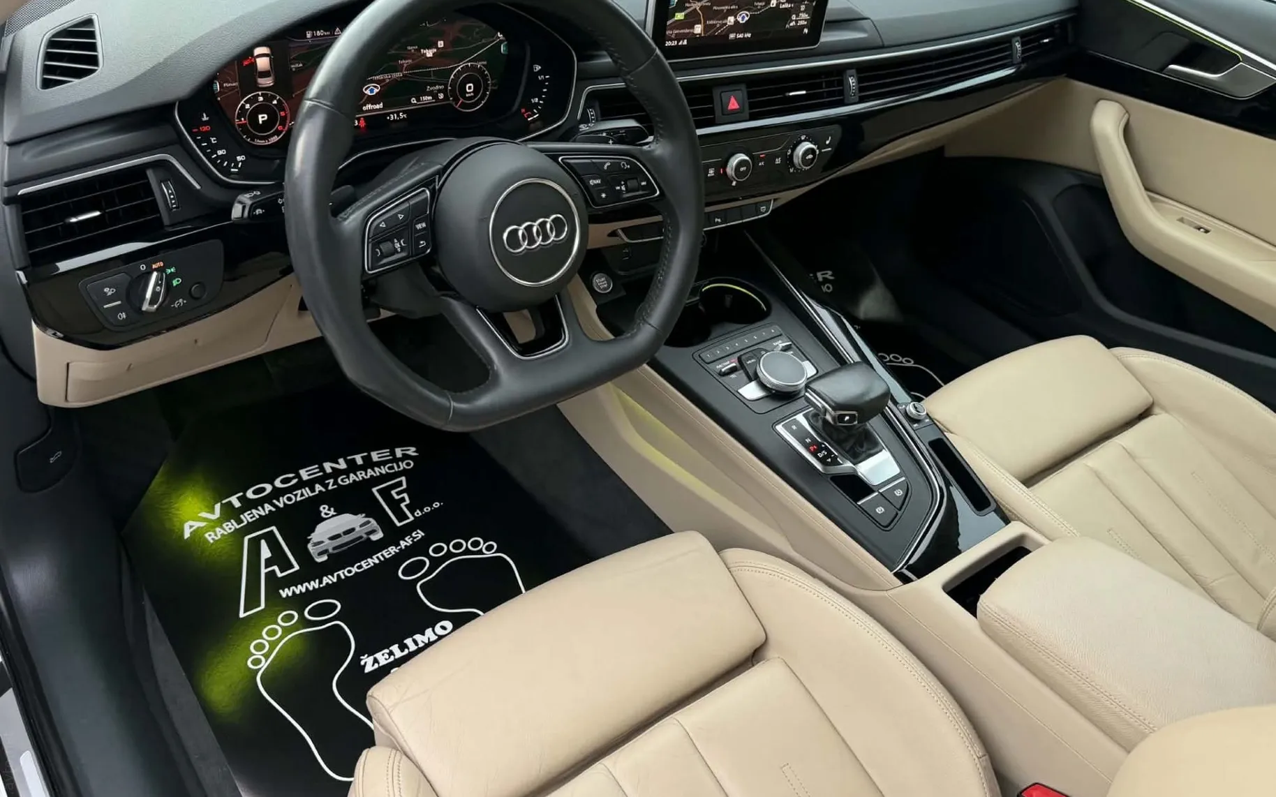 Notranja slika - Audi A4 - 2.0 TDI-AUT-161.000km-S LINE-VIRTUAL-AMBINET-ACC- - 8
