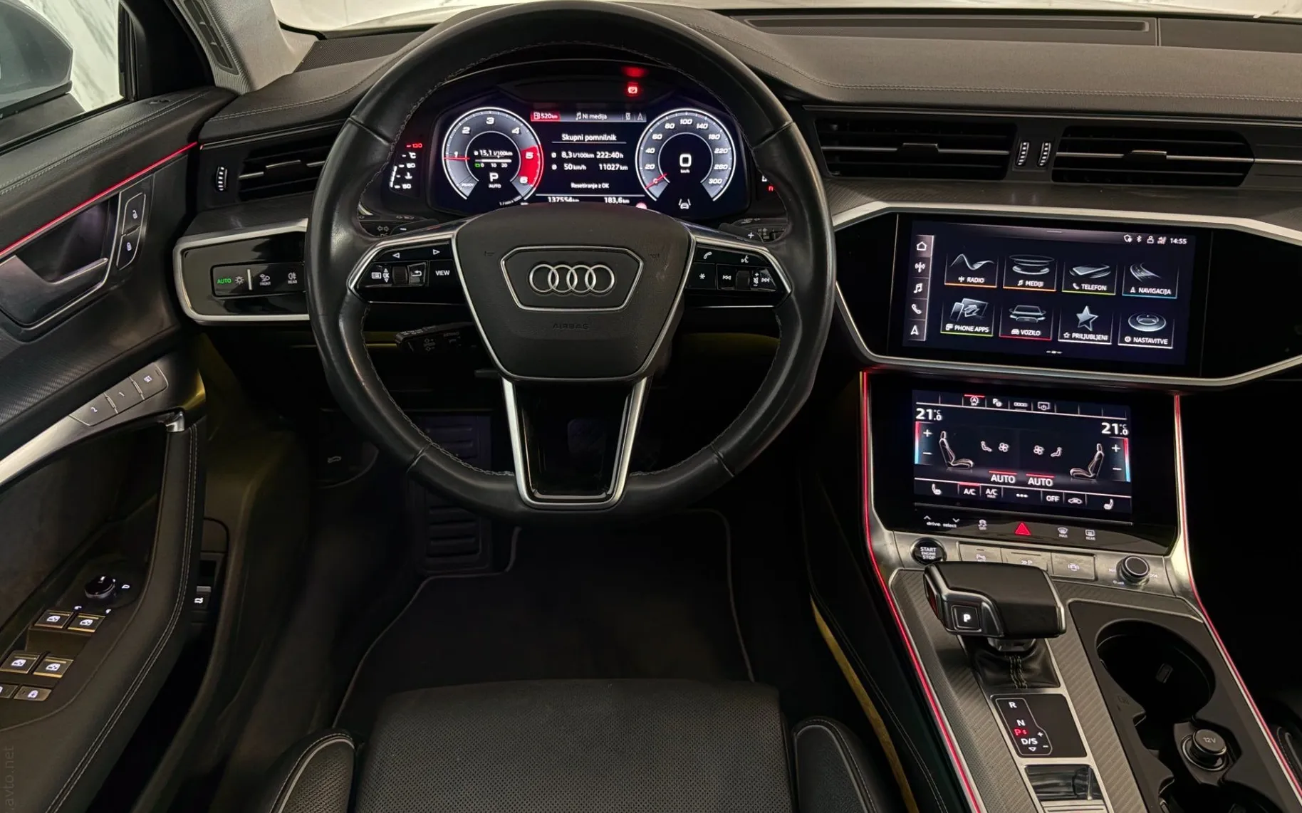 Notranja slika - Audi A6 Avant - 40 TDI |Q|Led|ACC|360Kamera|Memory|Virtual|PDC|R20 - 10