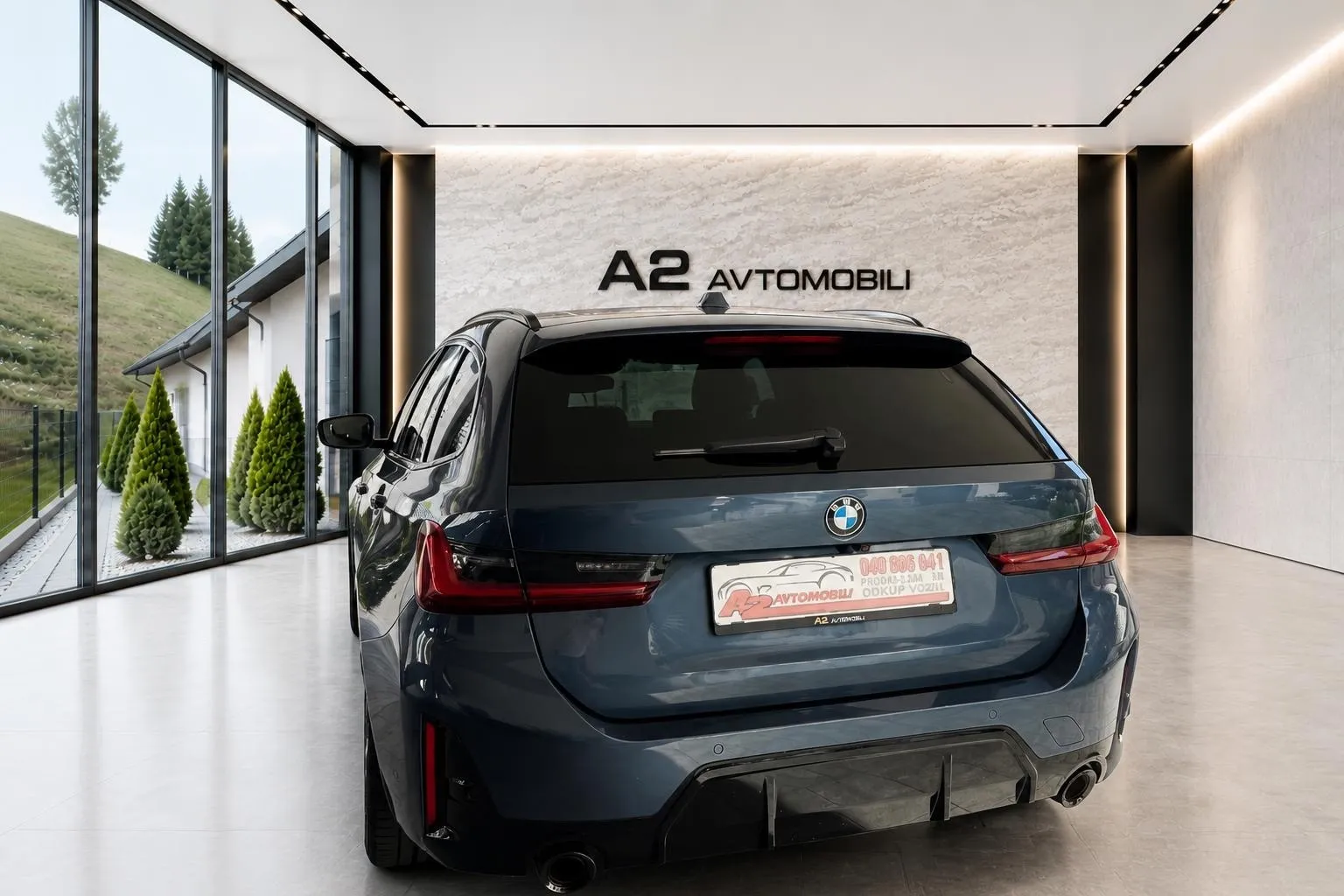 Notranja slika - BMW serija 3 Touring: - 320d xDrive  Avt.M-PRO-KAMERA360-ACC-HEAD UP-NAV.. - 9