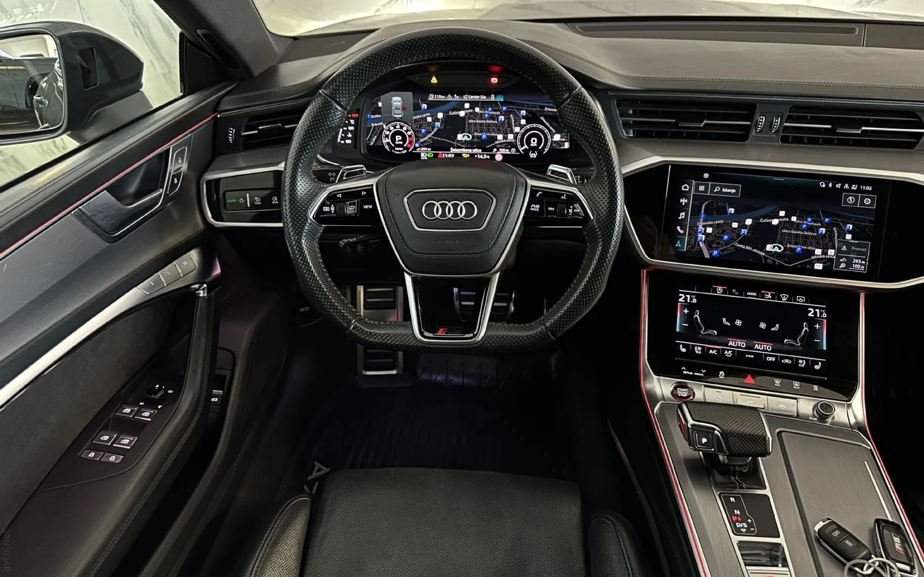 Notranja slika - Audi RS7 - 4.0 TFSI |SoftC|NightV|HUD|Masaža|Hlajenje|ACC| - 12