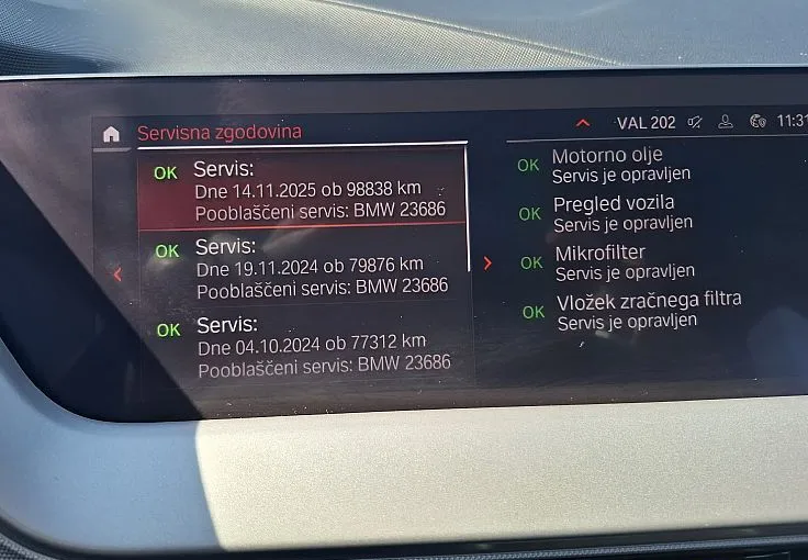 Zunanja slika - BMW Serija 1 - : 116d -. komplet servisna zgodovina - 11