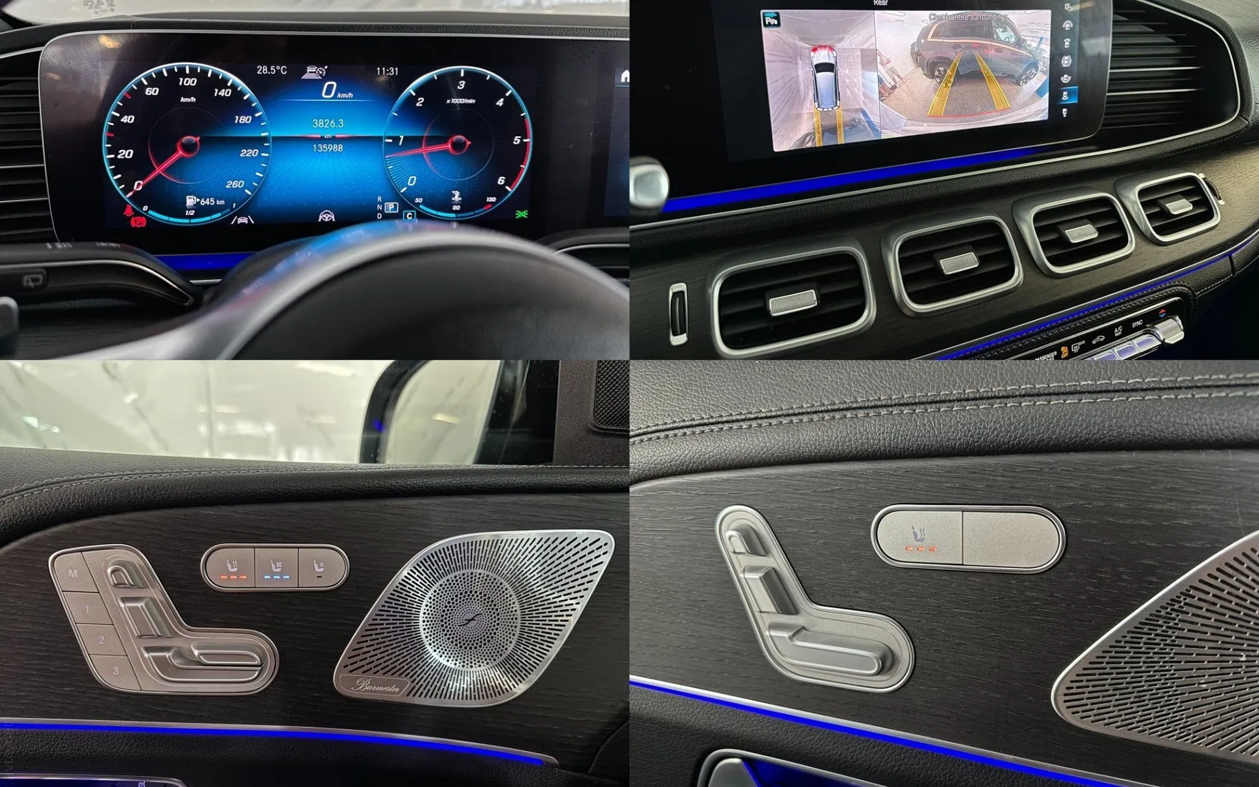Notranja slika - Mercedes-Benz GLS-Razred - 400d|4M|AMG|Pano|Zračno|ACC|Hlaj|Burm|360K|Kljuka. - 10