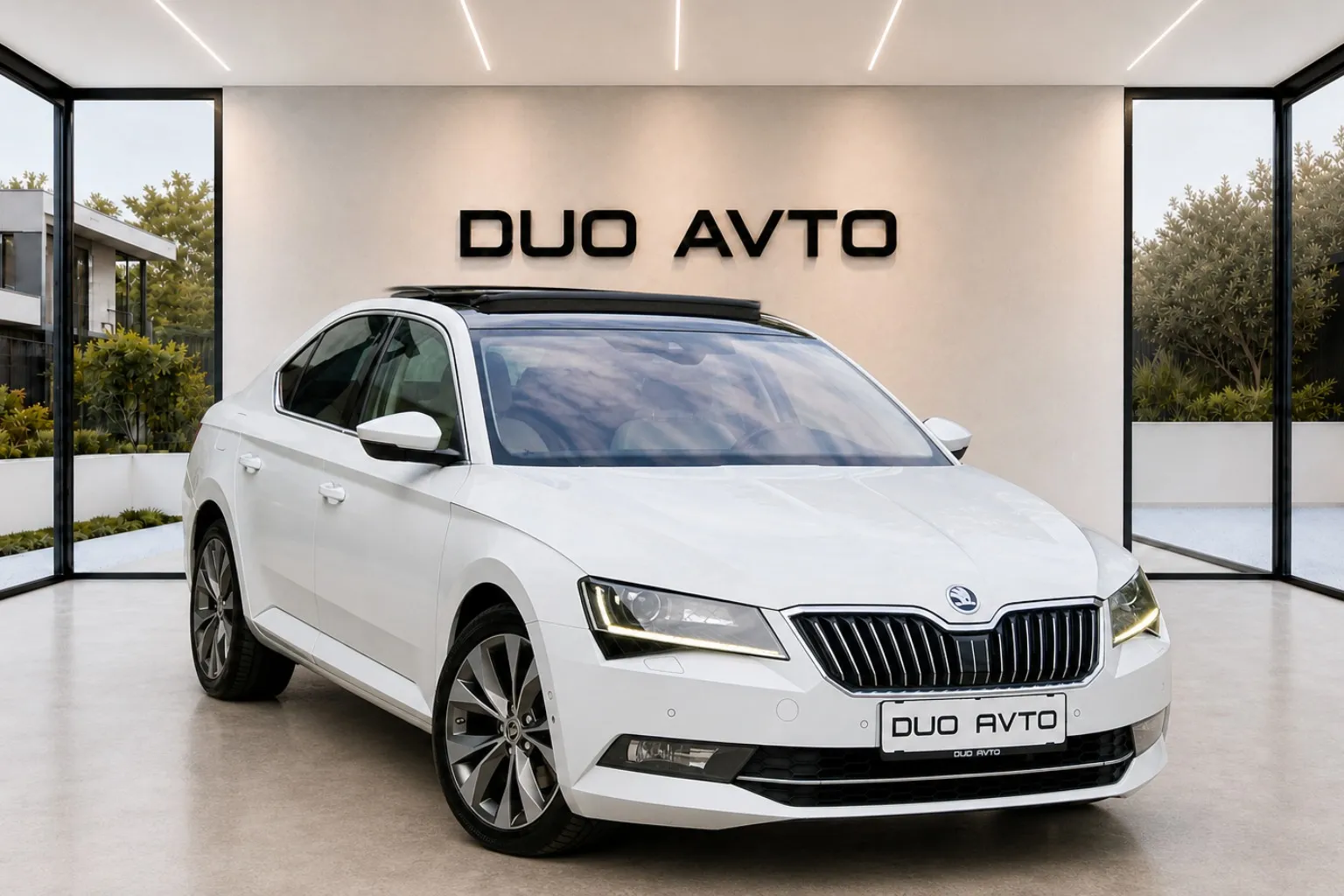 Zunanja slika - Škoda Superb - 4x4-2.0 TDI-DSG-PANORAMA-360KAM.-USNJE-ACC-F1-18.. - 1