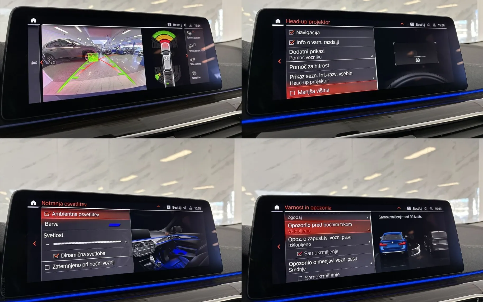 Notranja slika - BMW serija 5 Touring: - 40d|xDrive|M|ACC|Laser|HUD|Kamera|TV|Gretje|Klju.. - 12
