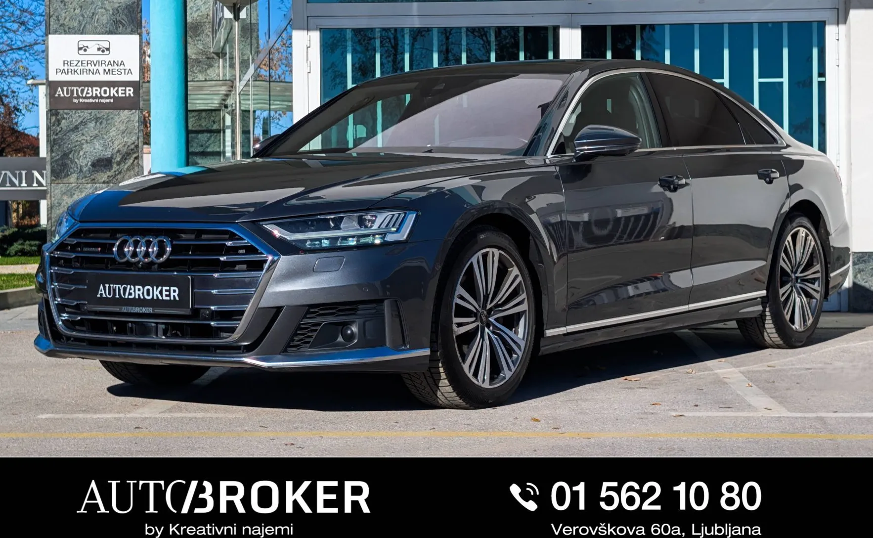 Zunanja slika - Audi A8 - 50 TDI quattro Matrix LED BO 360 kamera Head-up - 1