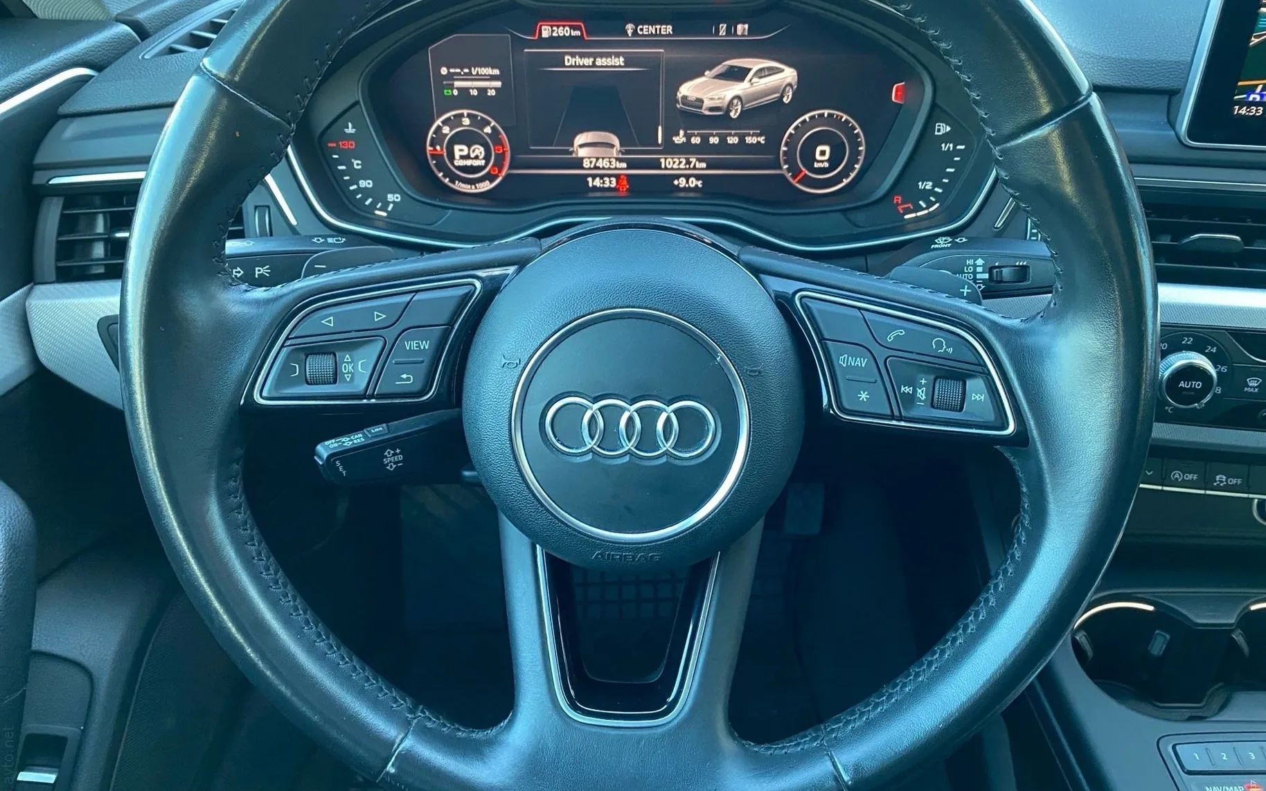 Notranja slika - Audi A5 Sportback - Sport 2.0 TDI quattro-87.500km-Webasto - 8