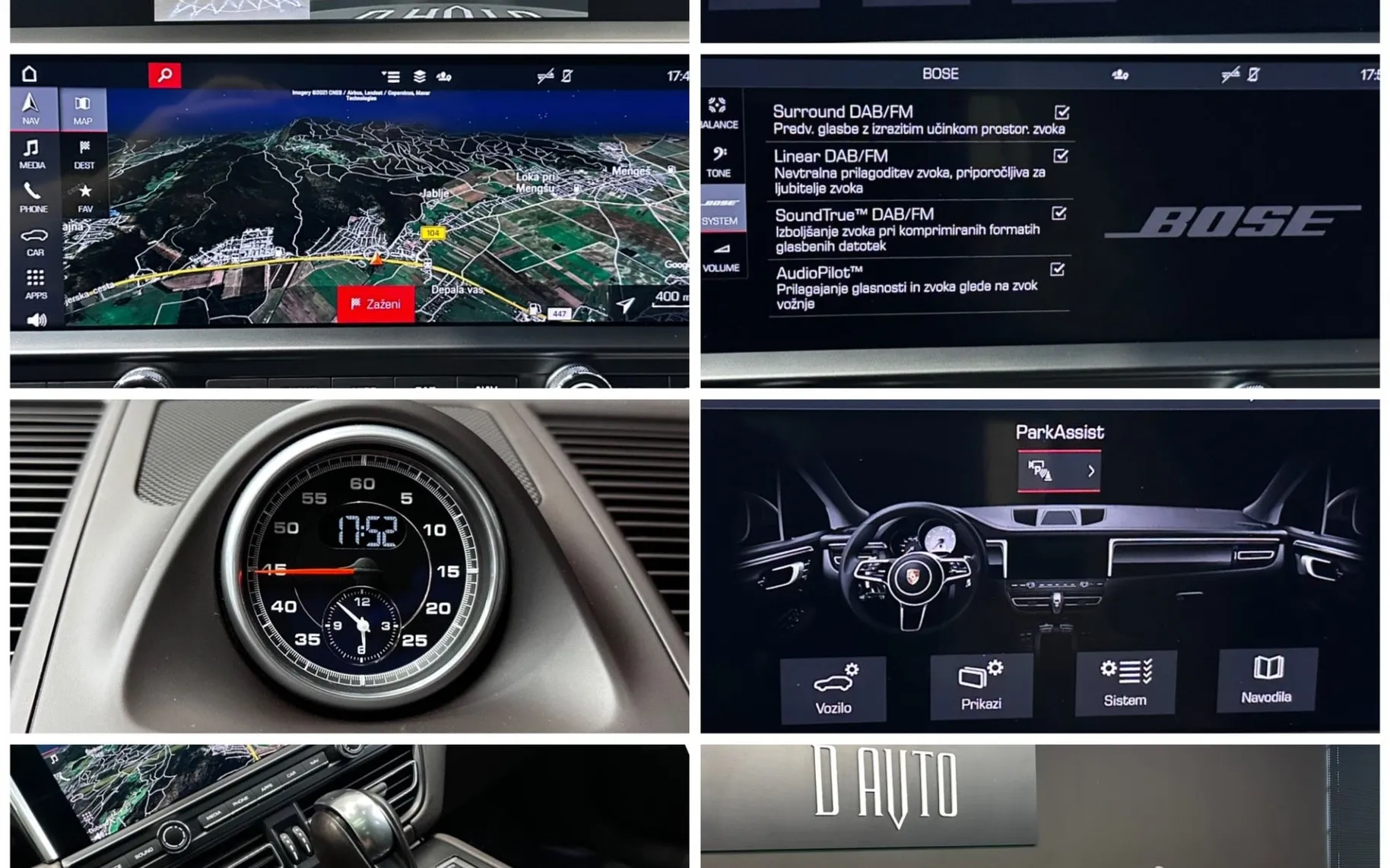 Notranja slika - Porsche Macan - S ZRAČNO+PANO+BOSE+ACC+CHRONO+360KAMERA+HLAJENJE.. - 9