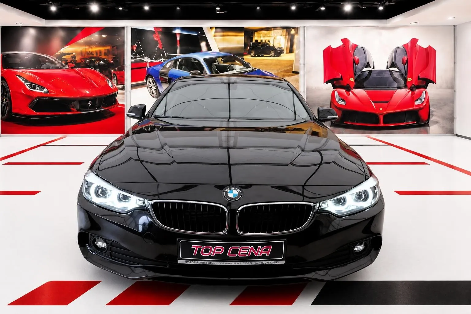 Zunanja slika - BMW serija 4 Gran Coupe: - 418 D FULL LED NAVI 2XPDC ALU VRHUNSKI-1-LASTNIK.. - 2