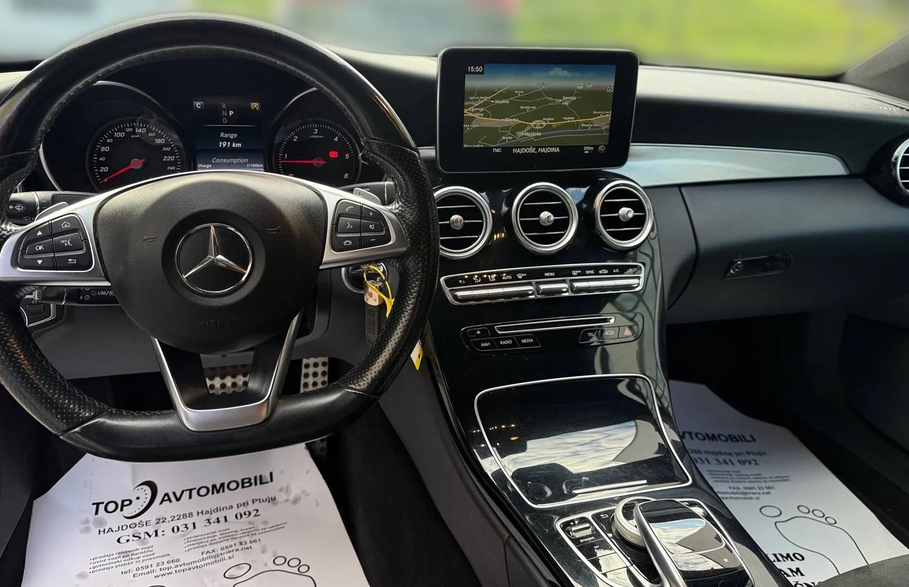 Zunanja slika - Mercedes-Benz C-Razred - C COUPE 220d AMG LINE FULL LED NAVI TEMP PDC TOP - 19