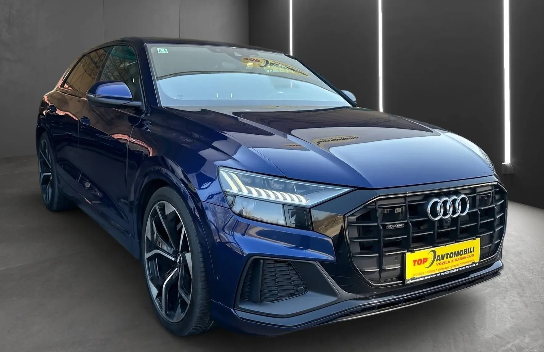 Zunanja slika - Audi Q8 - 50 TDI Q 3×S LINE HD MATRIX VIRTUAL RADAR KAMERA - 11