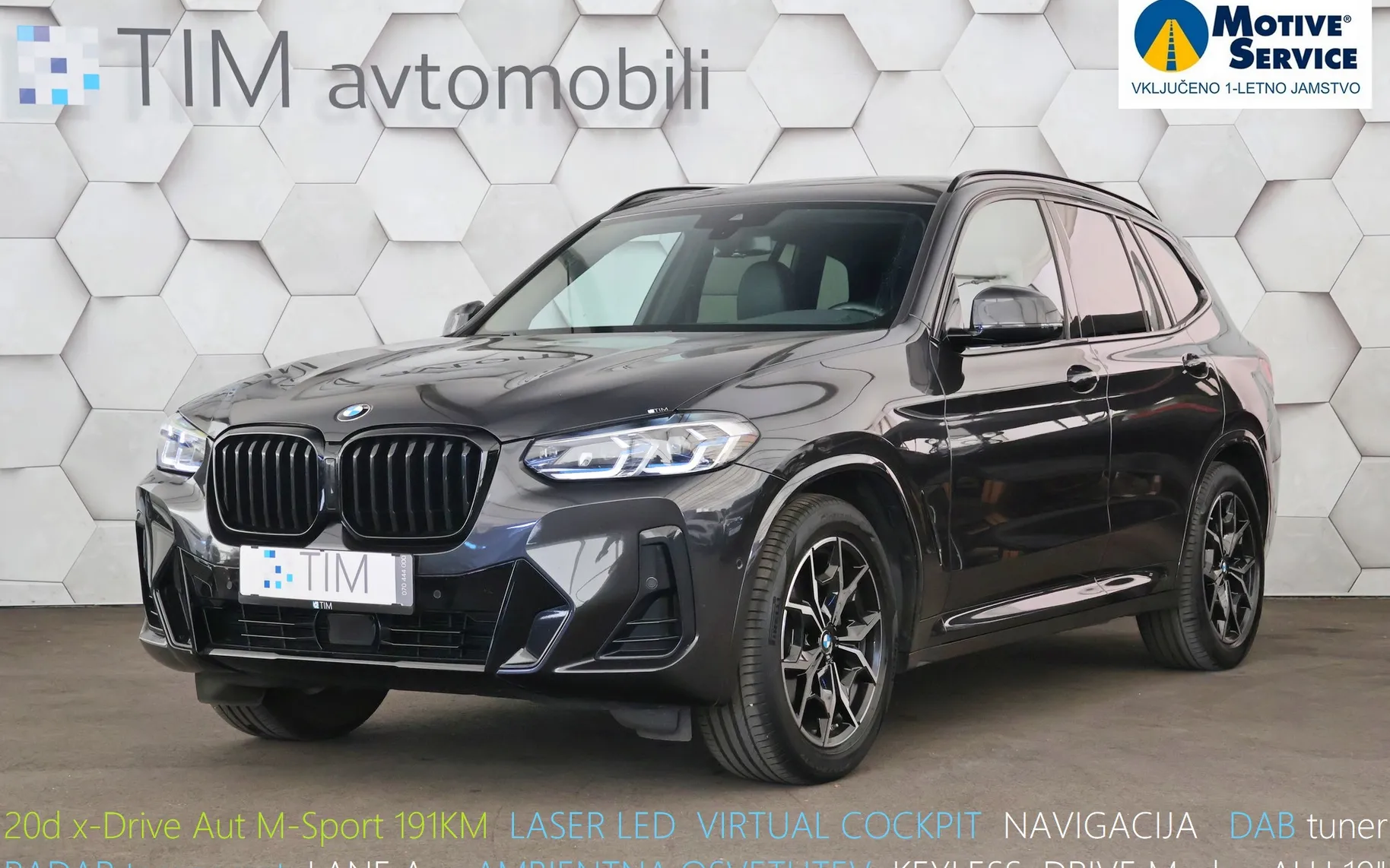 Zunanja slika - BMW X3 - 20d x-Drive Aut M-Sport 197KM - 1