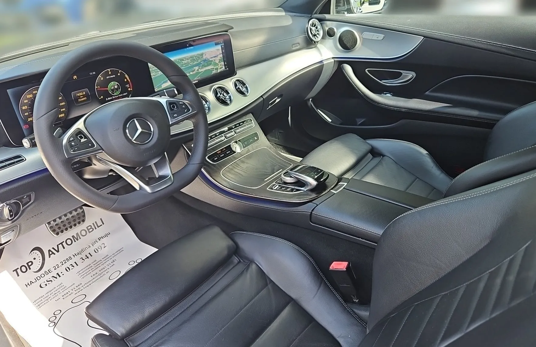 Zunanja slika - Mercedes-Benz E-Razred - E 220d AMG LINE FULL LED TEMP LANE ASSIST NAVI P.. - 20