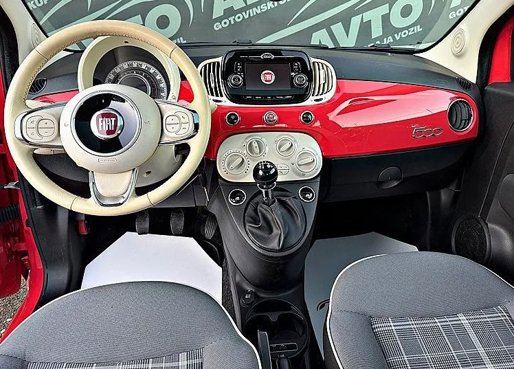 Zunanja slika - Fiat 500 - 1.2 8v Lounge+ALU+STR OKNO+LED+CITY+BREZPOLOGA+TOP - 9
