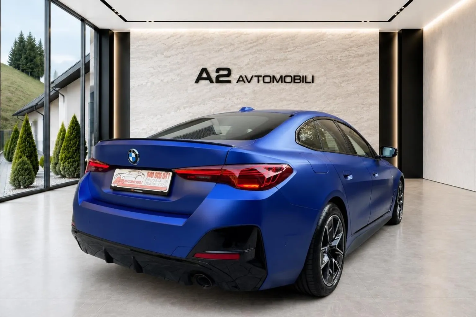 Zunanja slika - BMW serija 4 Gran Coupe: - 420d xDrive M.PRO-PERFORMANCE SEDEŽI-MAT-HARMAN- - 4