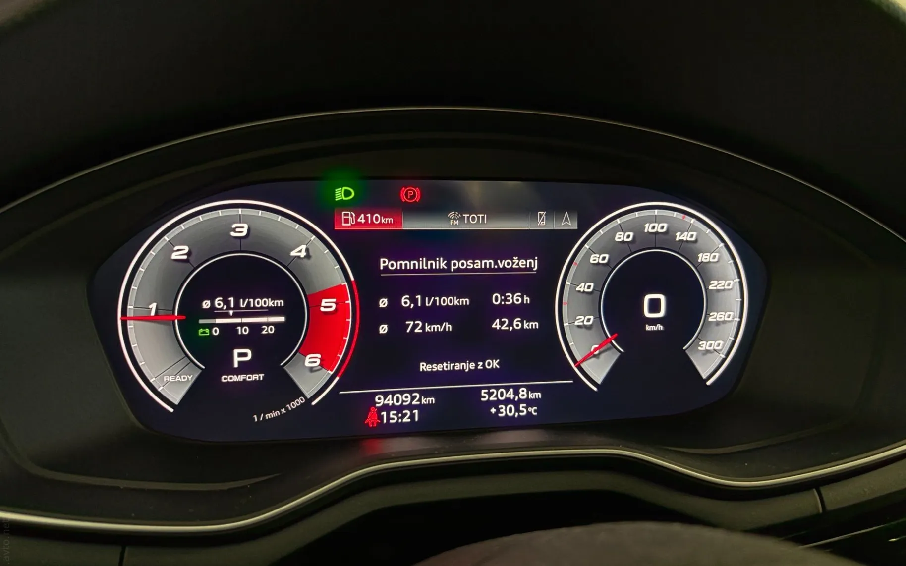 Notranja slika - Audi A5 Sportback - 40TDI |S line|Q|ACC|Kamera|BangO|Virtual|MrtviKot| - 10