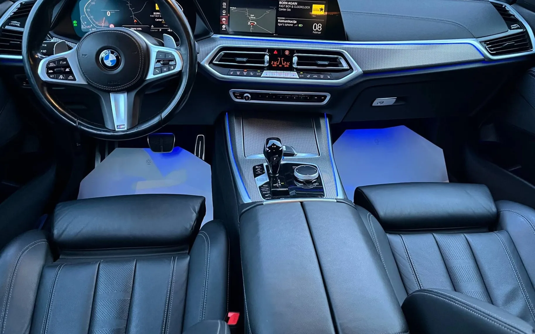 Notranja slika - BMW serija X5: - xDrive30d-1 LASTNIK-KAM 360-LED-22 COL-ODLIČNA... - 7