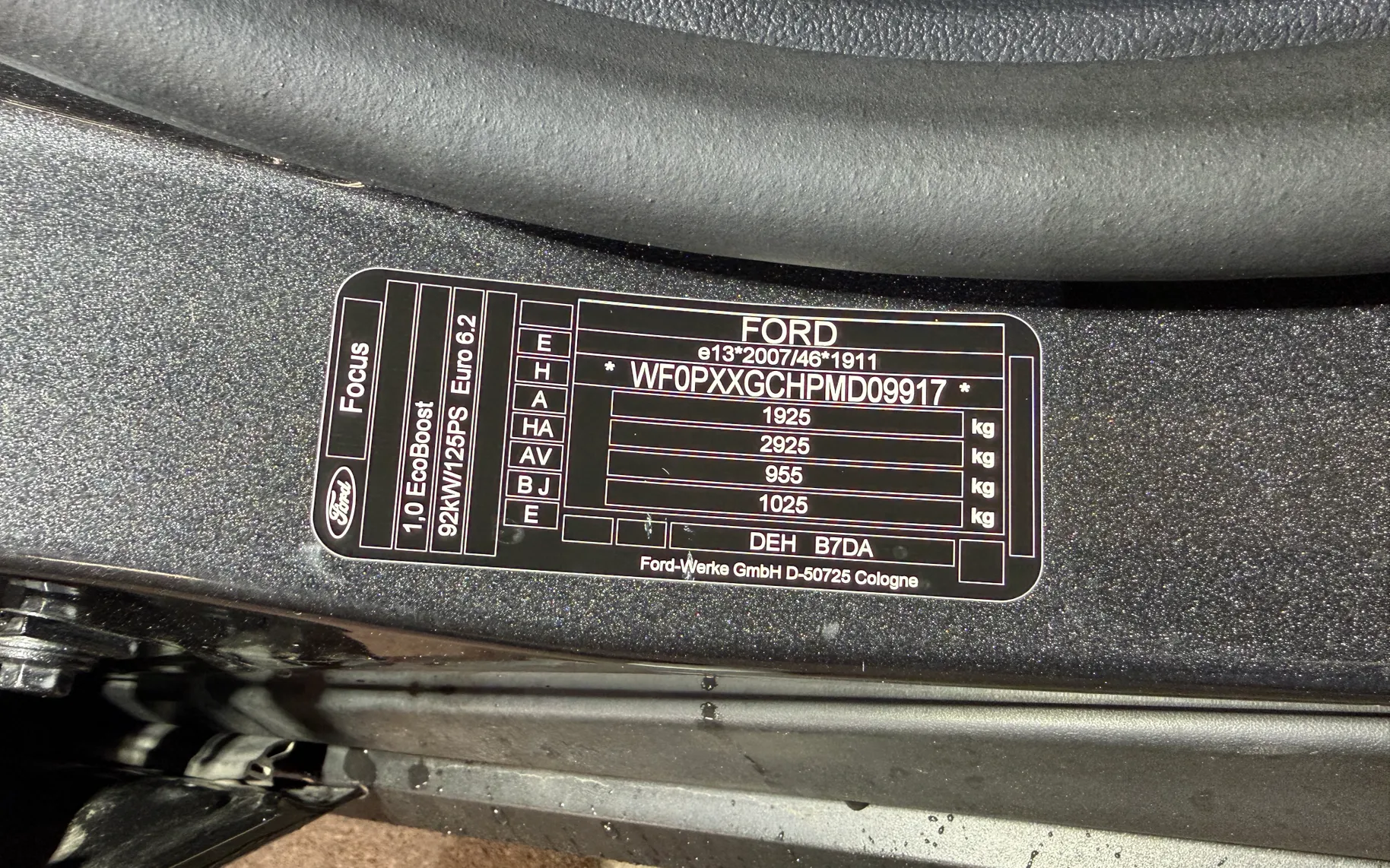 Motor in tehnologija - Ford Focus - 1.0 - 66