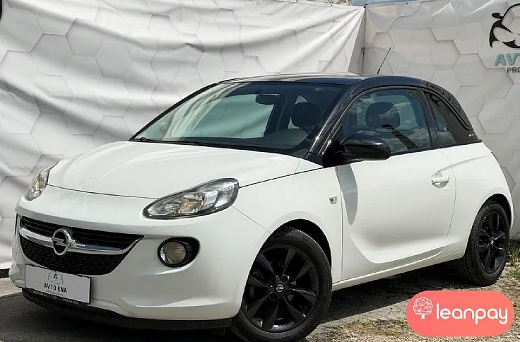 Zunanja slika - Opel Adam - 1.4 - KLIMA - TEMP - ALU16 - Black White - 1
