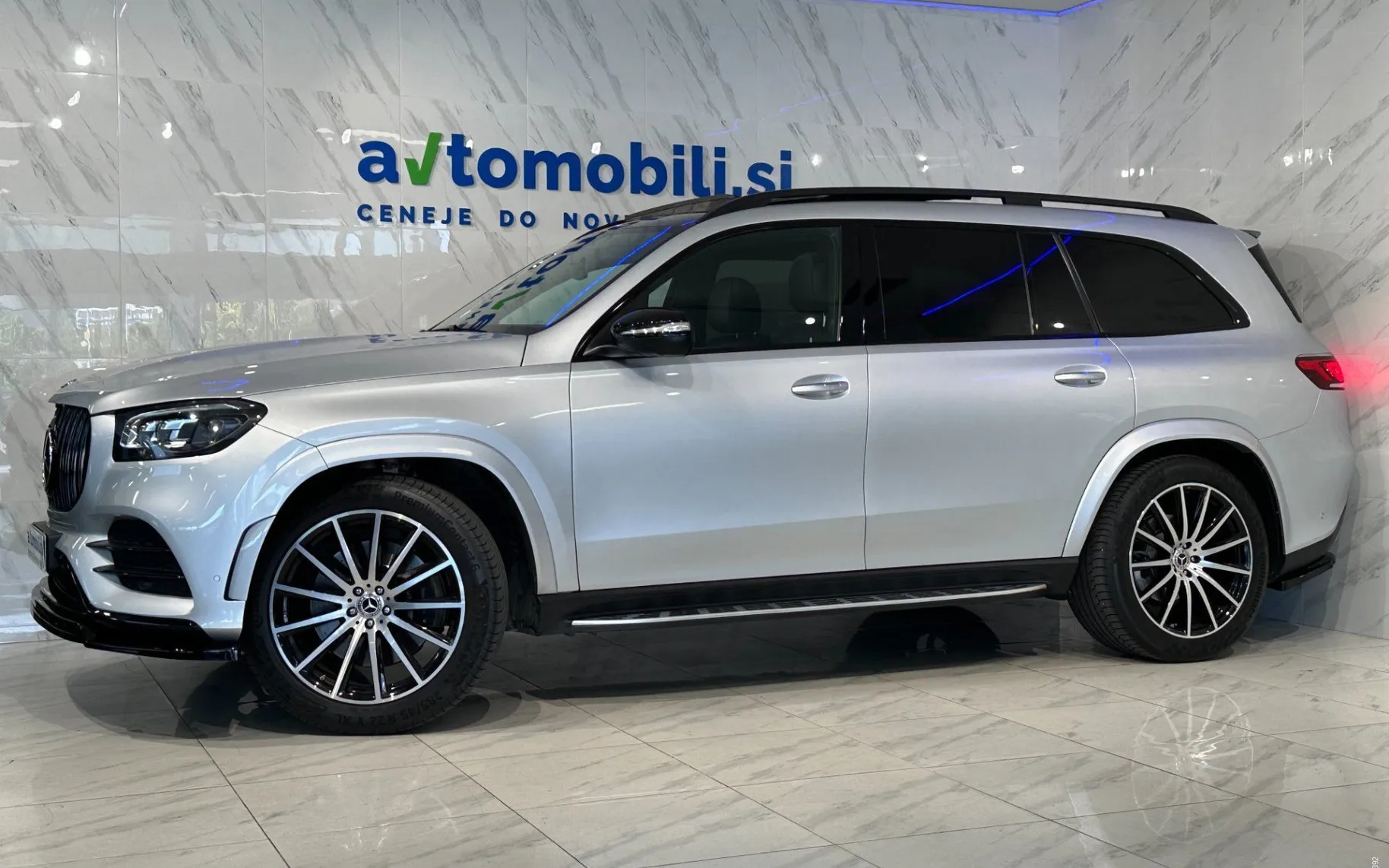 Zunanja slika - Mercedes-Benz GLS-Razred - 400d|4M|AMG|Pano|Zračno|ACC|Hlaj|Burm|360K|Kljuka. - 2