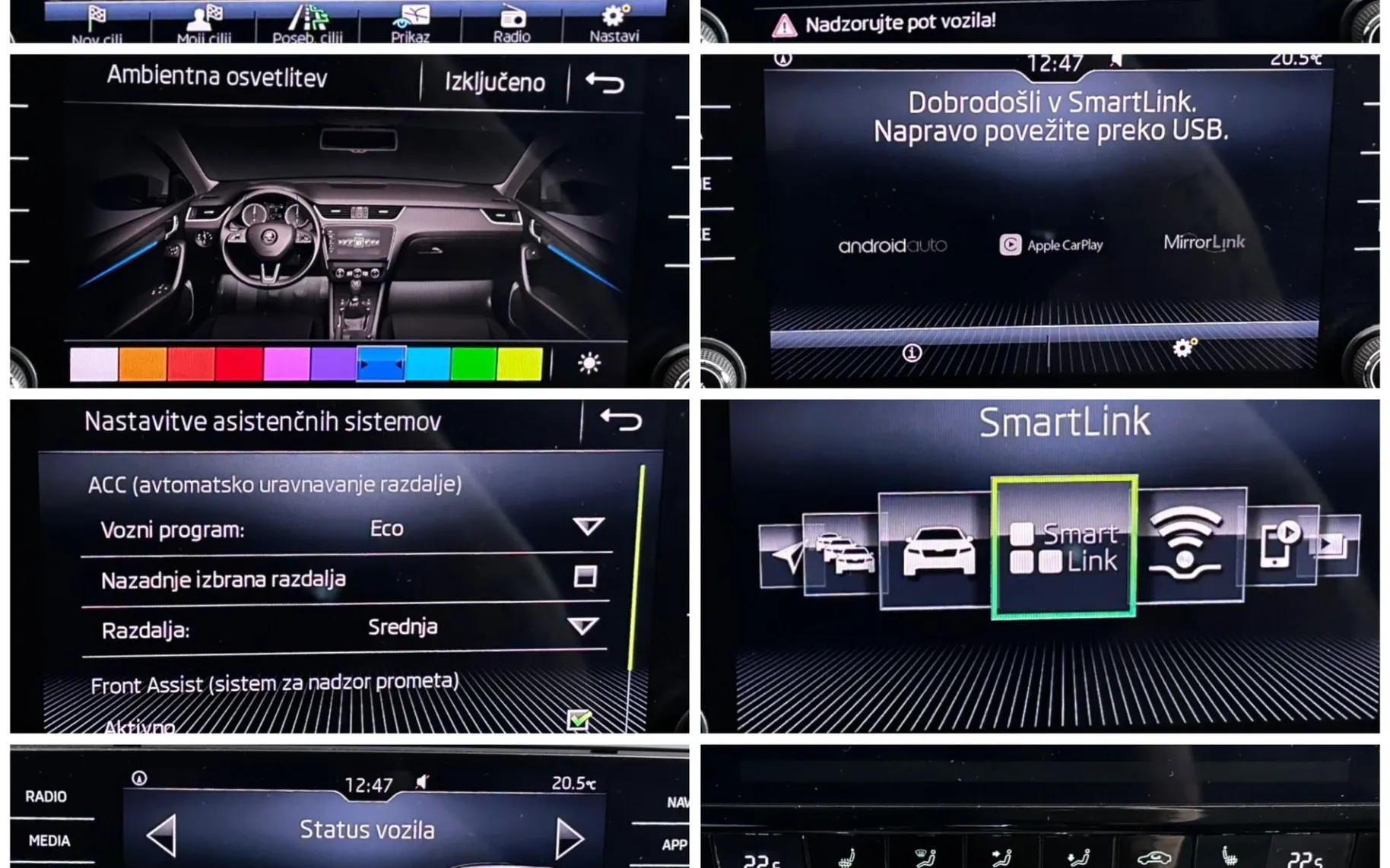 Notranja slika - Škoda Octavia - 2.0 TDI DSG 110 kW-LED-NAVI-KLJUKA-AMBIENT-ACC - 11