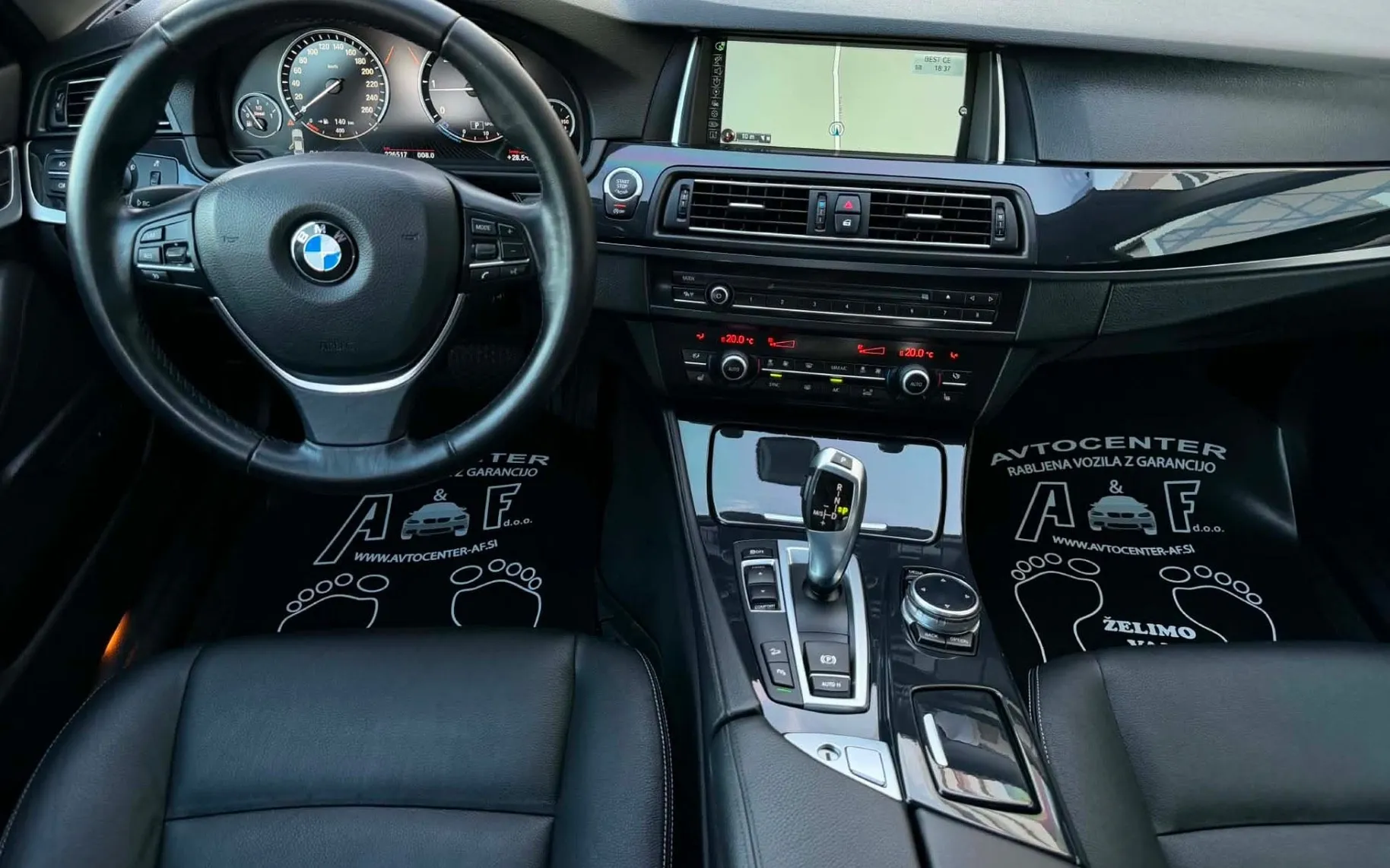 Notranja slika - BMW serija 5: - 520XD-4X4-AUT-HEAD UP-LIZING ZA TUJCE-NAVI- - 11
