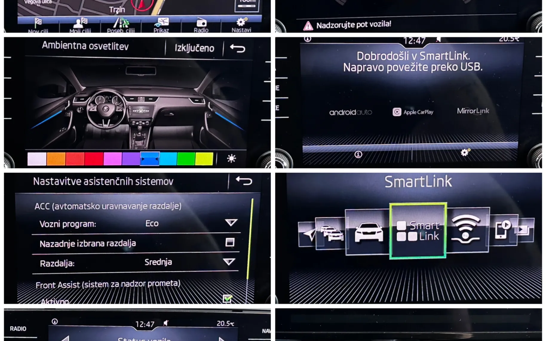 Notranja slika - Škoda Octavia - 2.0 TDI DSG 110 kW-LED-NAVI-KLJUKA-AMBIENT-ACC... - 11