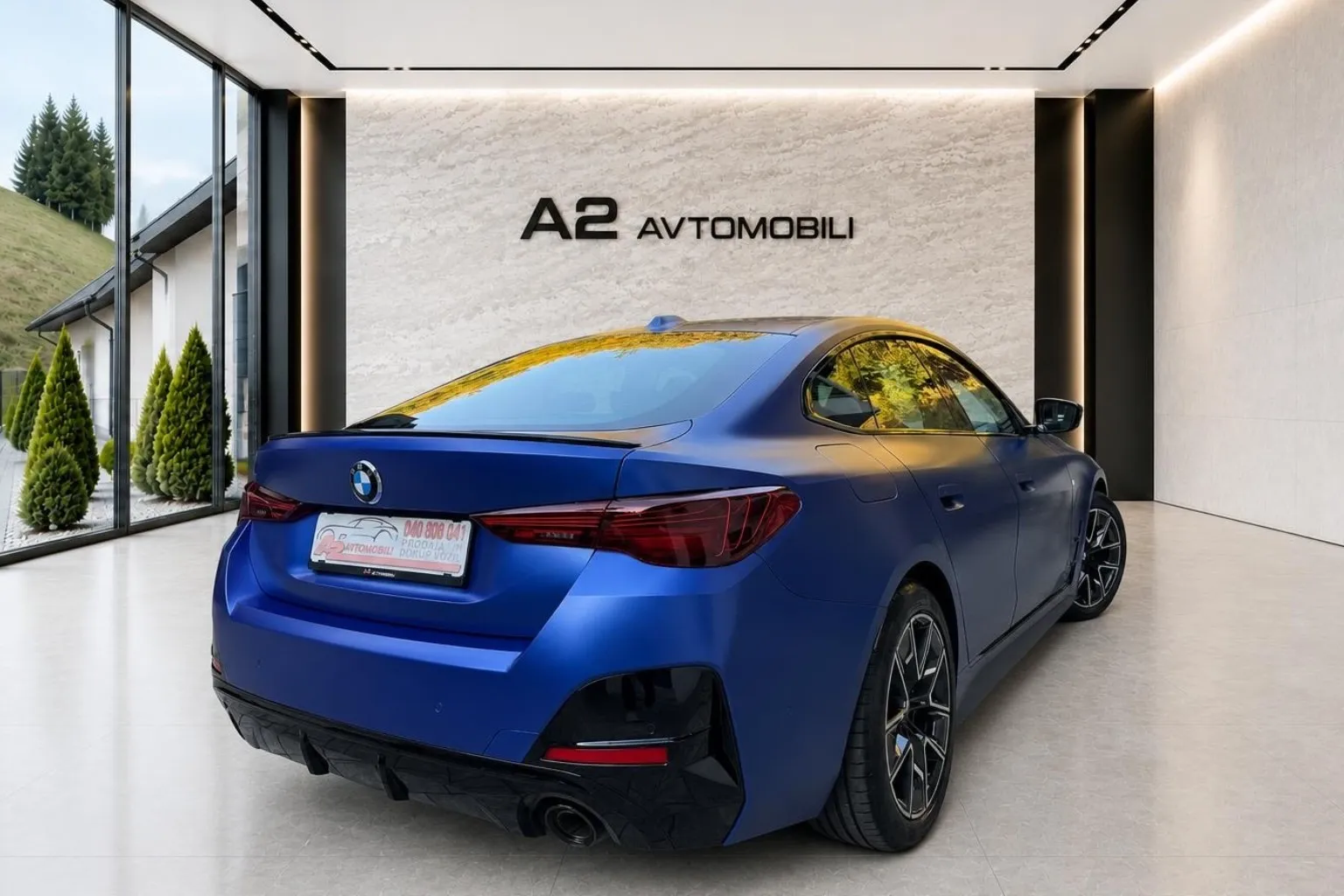 Notranja slika - BMW serija 4 Gran Coupe: - 420d xDrive M.PRO-PERFORMANCE SEDEŽI-MAT-HARMAN- - 7