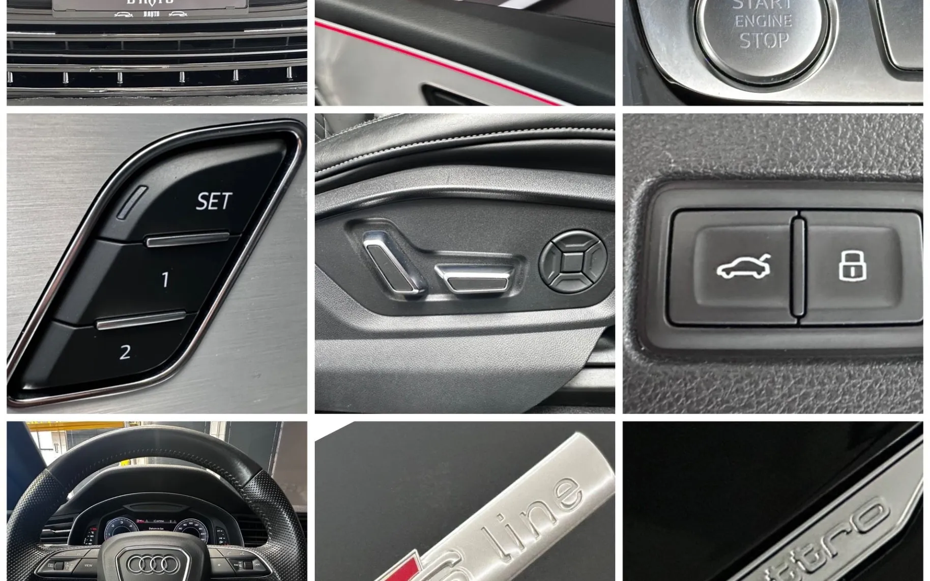 Notranja slika - Audi Q8 - quattro 50 TDI S LINE|ZRACNO|3D KAMERA|KLJUKA| - 11