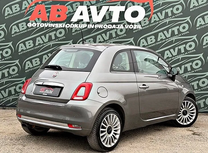 Zunanja slika - Fiat 500 - 0.9 8V TURBO+77KW+6PRESTAV+LED+ALU+DAB+BREZ POLOGA - 5