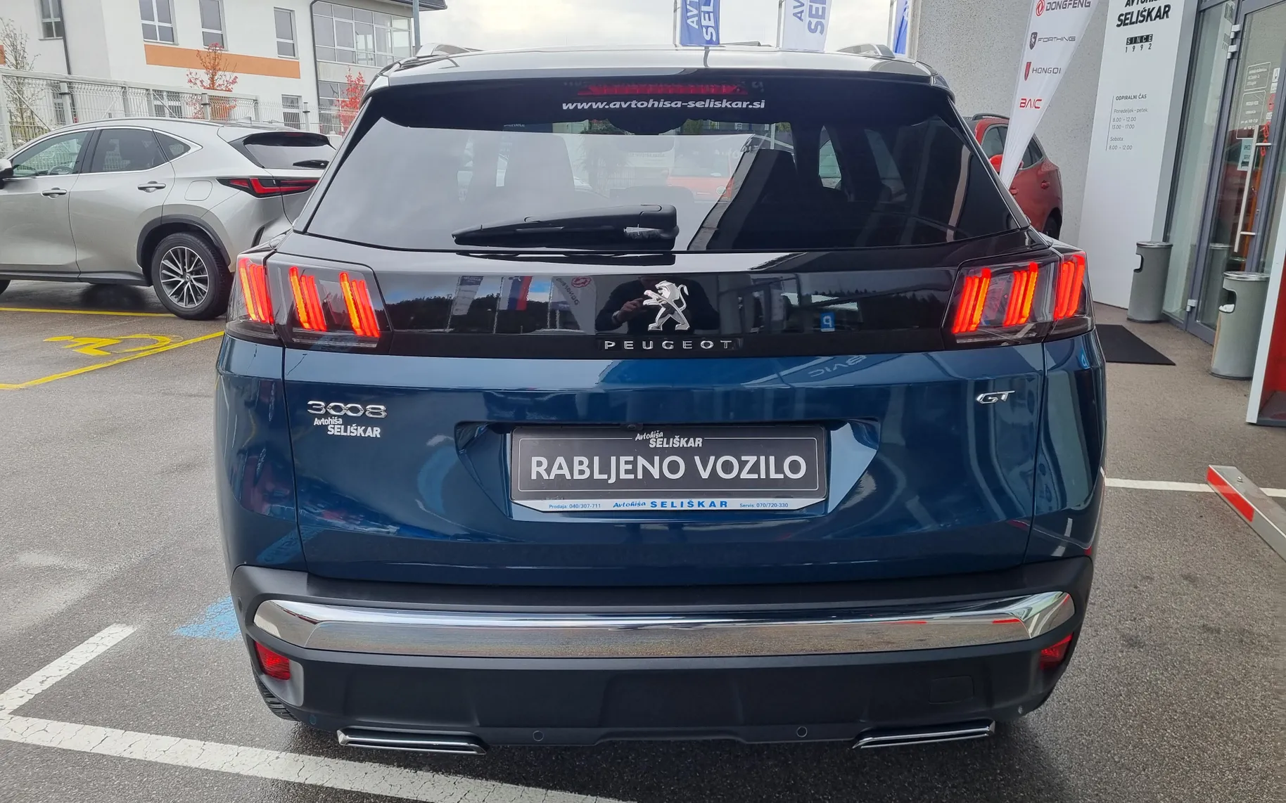 Zunanja slika - Peugeot 3008 - 1.2 MHEV 136 GT OPREMA Avtomatik - POTRJENA KNJIGA - 7