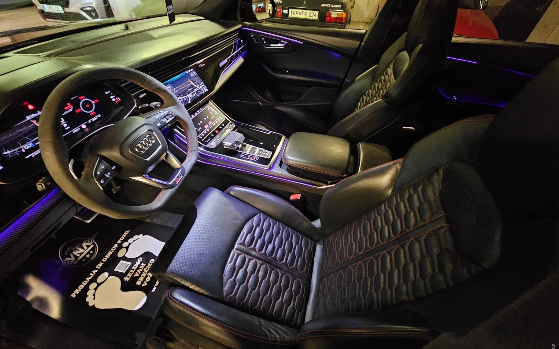Notranja slika - Audi RS Q8 - quattro Tiptronic |PANO|RADAR|AERO|ALU23|ZRAK|TOP| - 7