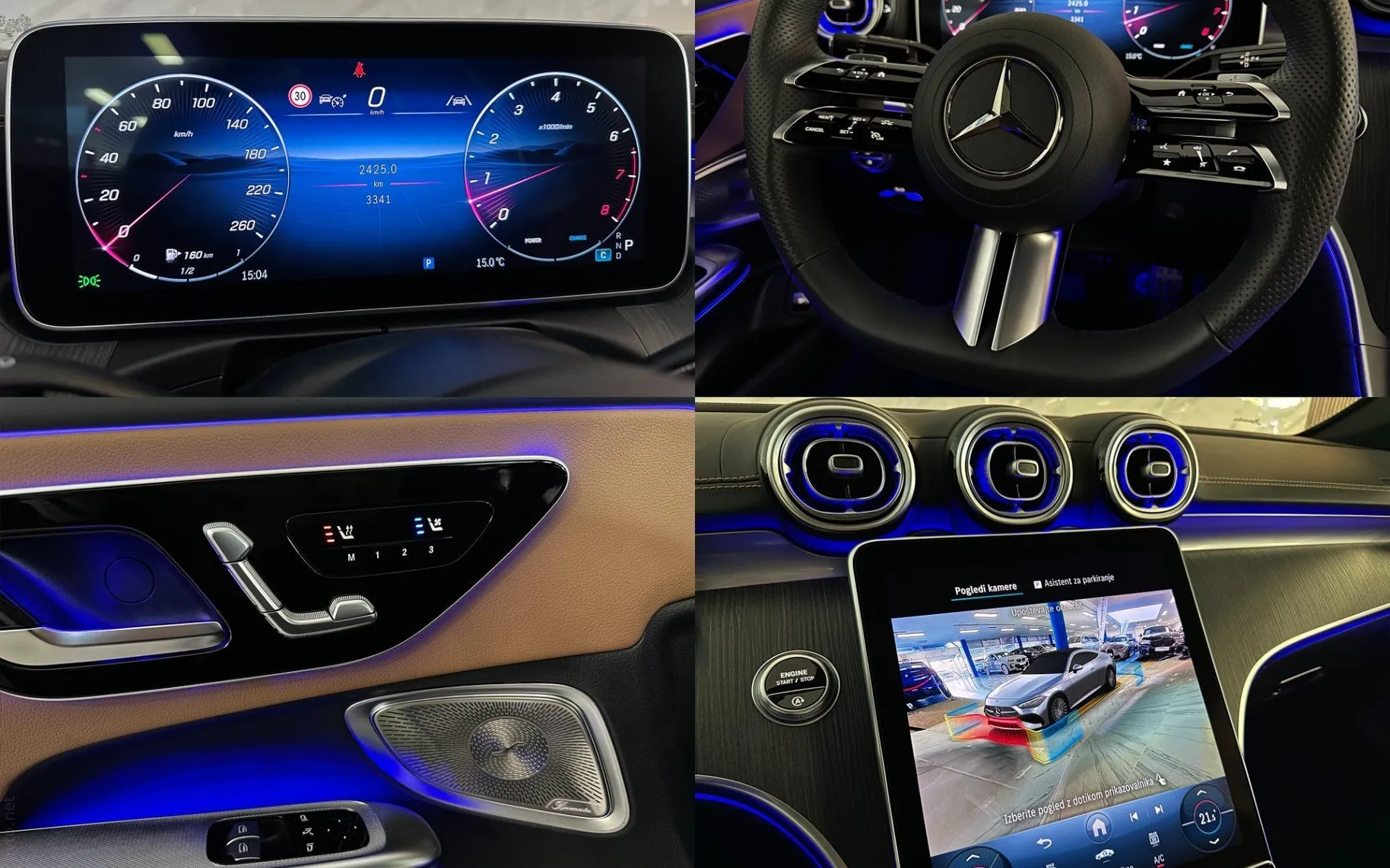 Notranja slika - Mercedes-Benz CLE-Razred - Coupe 300 4MATIC |AMG|Pano|Hlajenje|Webasto|360K| - 12