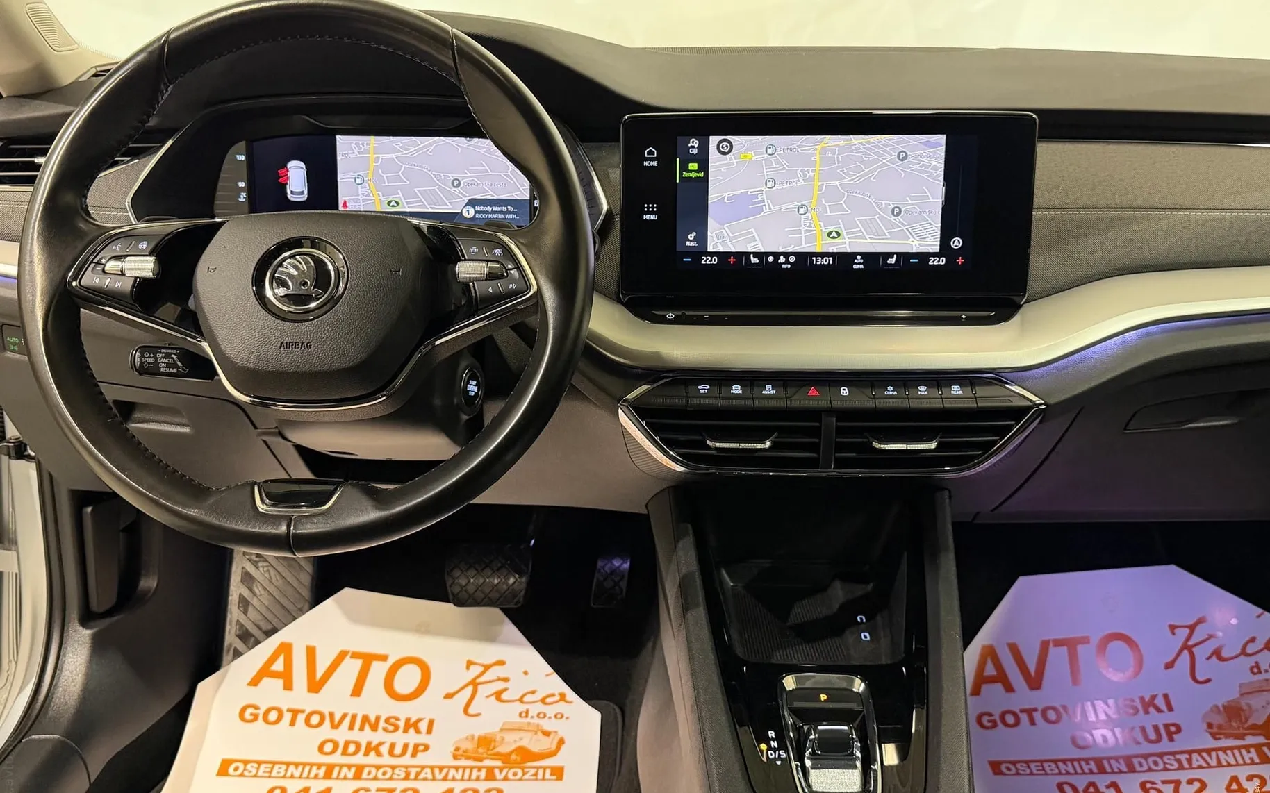Notranja slika - Škoda Octavia - 2.0 TDI-VIRTUAL-ACC-DSG-110KW-LED-MRTVI KOT-NAVI - 10