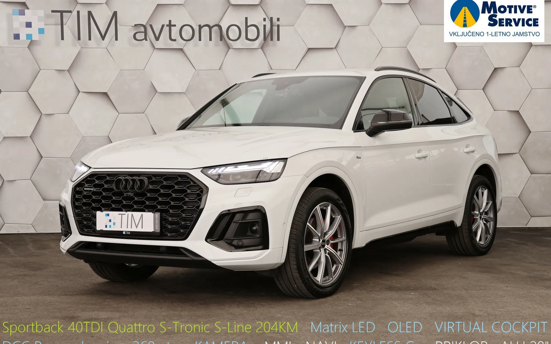 Zunanja slika - Audi Q5 - Sportback 40TDI Quattro S-Tronic S-Line 204KM - 1