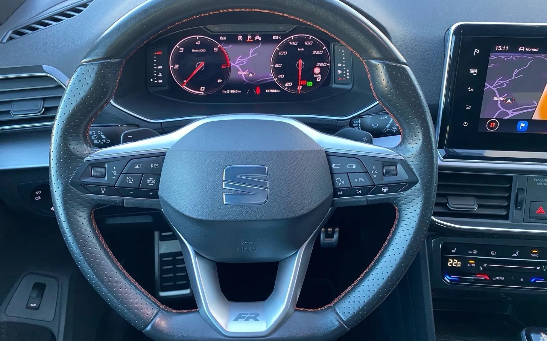 Notranja slika - Seat Tarraco - 2.0 TDI FR DSG Vlečna kljuka - Kamera - 8
