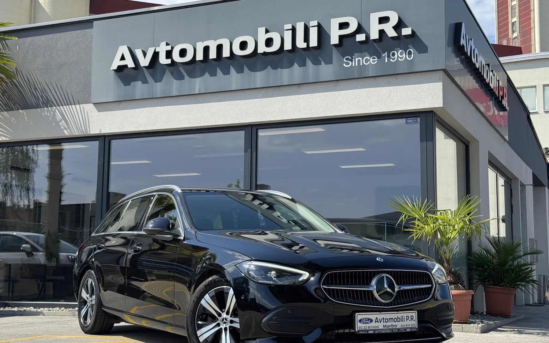 Zunanja slika - Mercedes-Benz C-Razred - C 180T HYBRID Avantgarde Avt. SLO-KAMERA-TEMP - 3