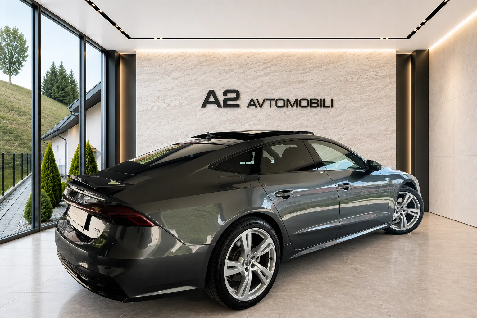 Notranja slika - Audi A7 - Sportback 50 TDI quattro S-LINE-PANORAMA-VIRTUAL- - 7