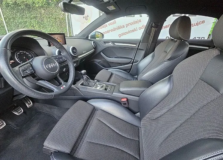 Zunanja slika - Audi A3 - 30 TFSI LIMUZINA S-LINE LED-ALU PLATIŠČA-USNJE - 11
