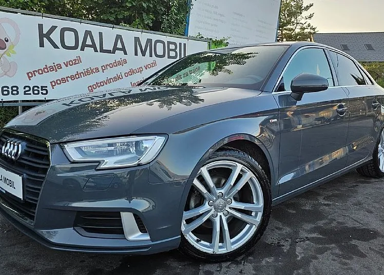 Zunanja slika - Audi A3 - 30 TFSI LIMUZINA S-LINE LED-ALU PLATIŠČA-USNJE - 19