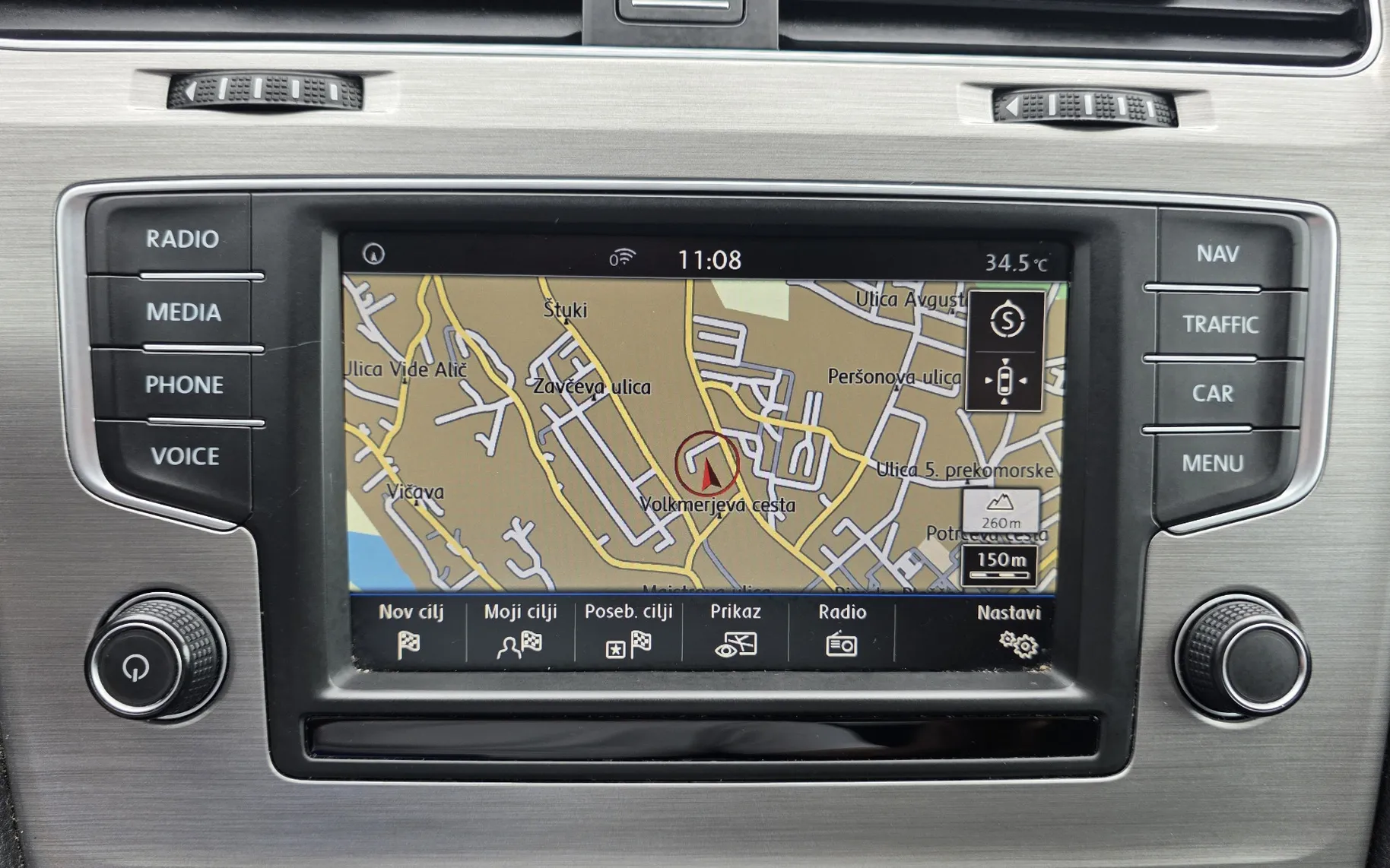 Zunanja slika - VW Golf - Variant 1,6 TDI DSG VEL. SERVIS NAVI TEMP PDC KLJUKA - 12