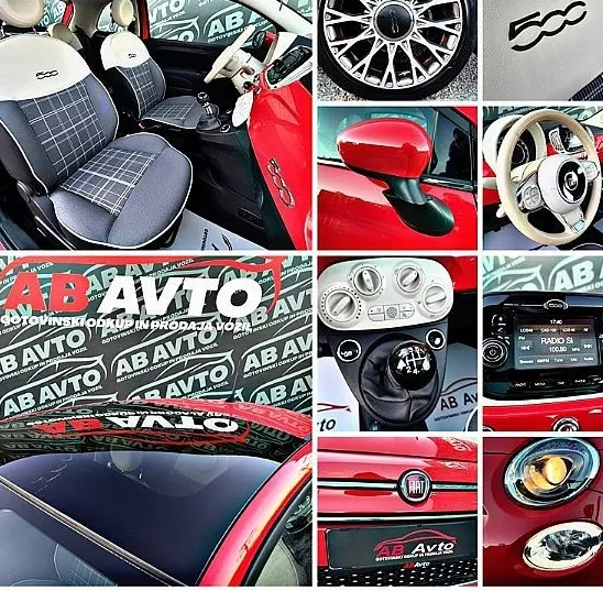 Zunanja slika - Fiat 500 - 1.2 8v Lounge+ALU+STR OKNO+LED+CITY+BREZPOLOGA+TOP - 11
